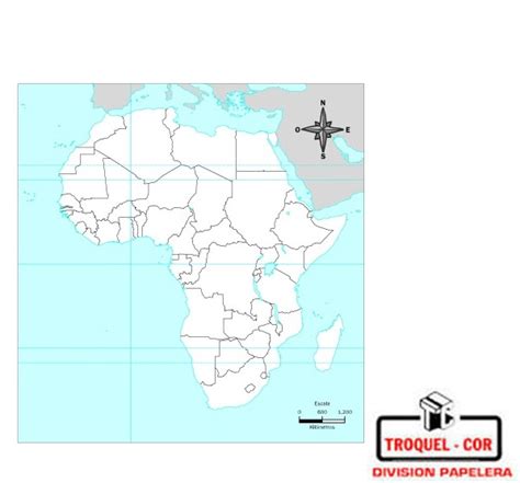 Mapa Político Nº5 Africa | Rivadavia