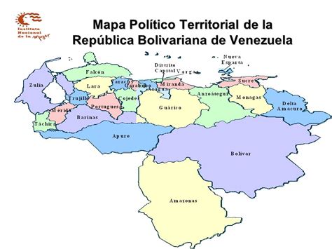 Mapa Político Territorial de la República Bolivariana de ...
