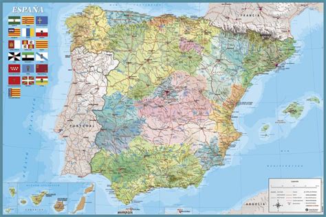 Mapa Politico Y Fisico De España | My blog