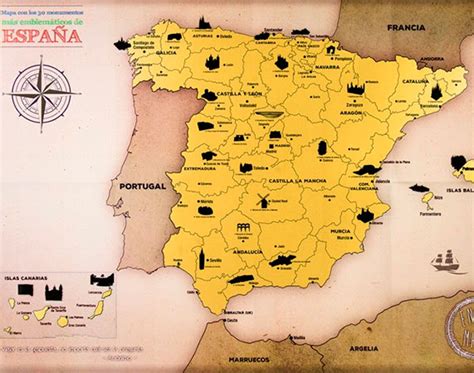 Mapa rascar España