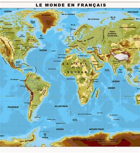 Mapa Rios Y Lagos Del Mundo