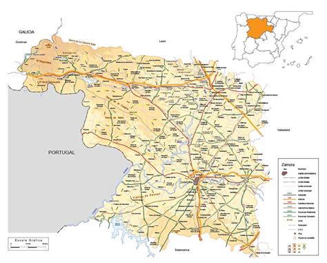 Mapa Rios Zamora