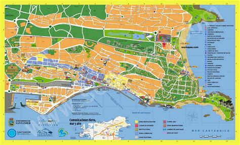 Mapa Santander | threeblindants.com