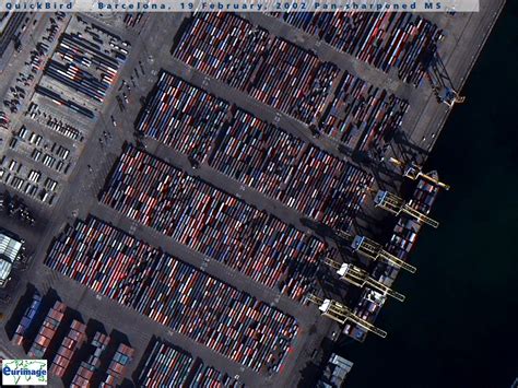 Mapa Satelital del Puerto de Barcelona, España   mapa.owje.com
