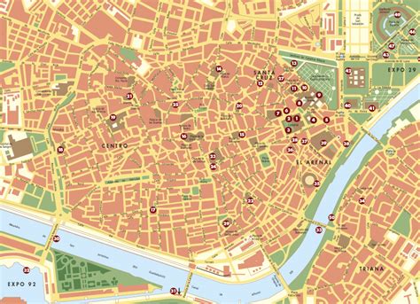 Mapa Sevilla Centro | threeblindants.com