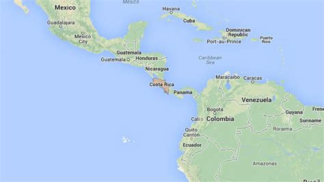 Mapa | Turismo en Costa Rica