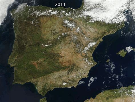 Mapa Via Satelite De España