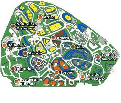 Mapa Zoo Madrid | My blog