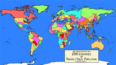 Mapamundi: Cómo serían las fronteras si todos los países ...