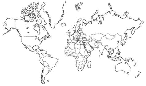 Mapa Mundi Politico Para Imprimir - SEONegativo.com