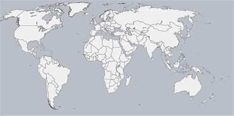 Mapamundis políticos para imprimir | Mapas del mundo de ...