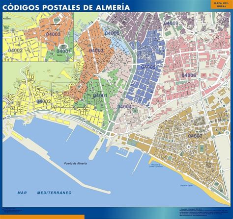 Mapas Ciudades España Códigos Postales | Tienda de Mapas ...