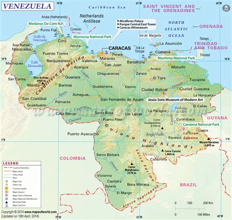 Mapas da Venezuela | MapasBlog