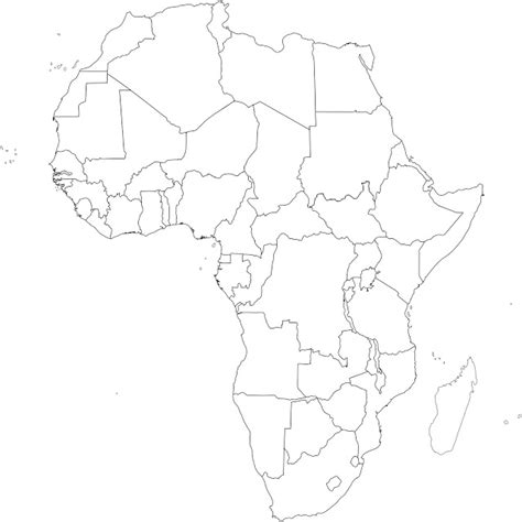 Mapas de África: mapas políticos, mapas en blanco, mapas ...