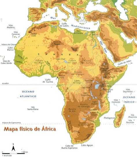 Mapas de África para imprimir | laclasedeptdemontse