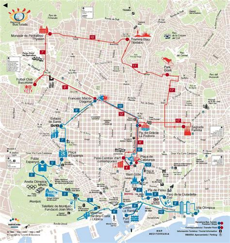 Mapas de Barcelona Todos los mapas de BCN para turistas