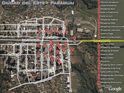 Mapas de Ciudad Del Este   Paraguai | MapasBlog