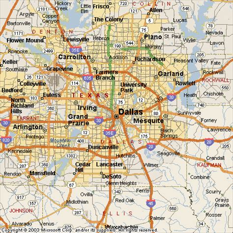 Mapas de Dallas   EUA | MapasBlog