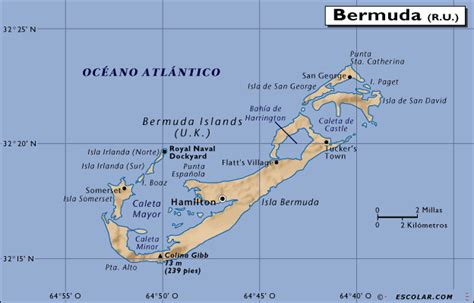 Mapas de Escolar.com   Mapa de Bermudas