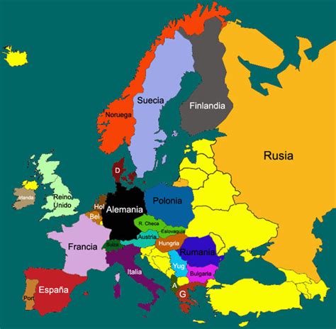 mapas de europa con nombres en espa ol