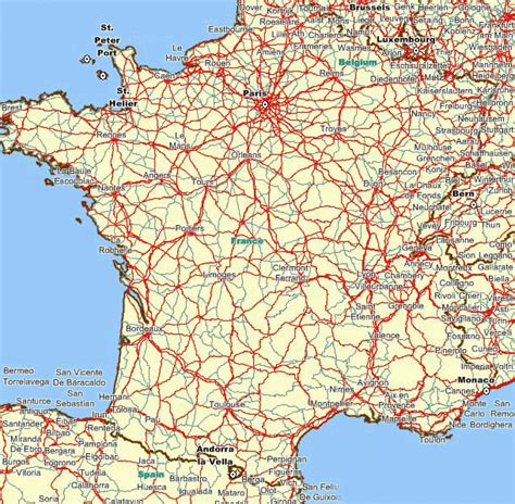 Mapas de Francia – Turismo por Francia