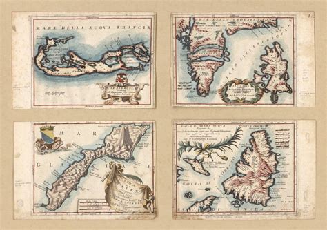 Mapas de las Bermudas, Islandia, isla de Jan Mayen y ...