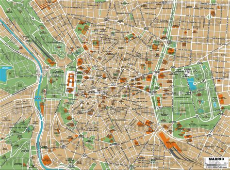 Mapas de Madrí   Espanha | MapasBlog