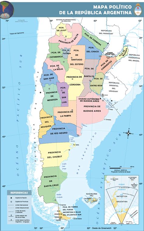 Mapas de República Argentina | Mapoteca