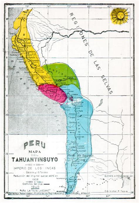 Mapas del Imperio de los Incas  Tahuantinsuyo , la ...