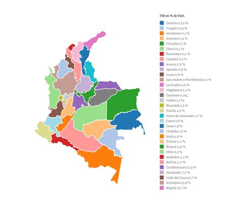 Mapas económicos claves de Colombia  Actualizado 2018 ...