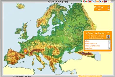 Mapas interactivos de Europa | Gela Proa