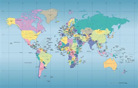 Mapas: Mapa mundi político