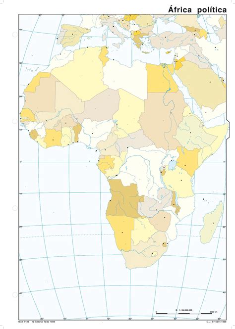 Mapas mudos África, América de Norte y América del Sur ...