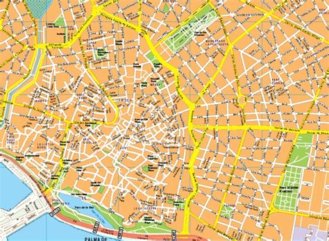 Mapas palma de mallorca | Mapas Posters Mundo y España