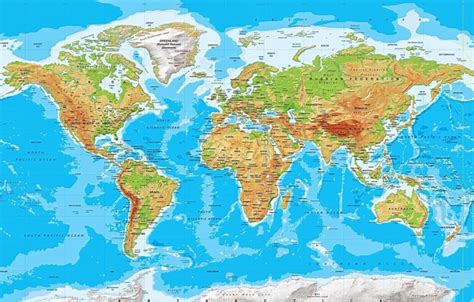 Mapas para Imprimir » Mapamundi, Continentes, Mapas ...