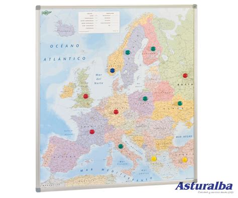 Mapas políticos de España, Europa y Mapamundi escolar