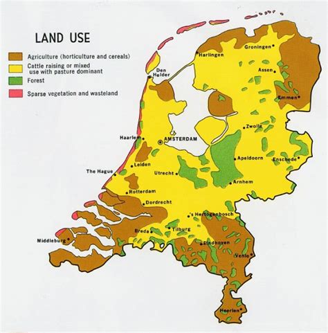 Mapas tematicos de Países Bajos