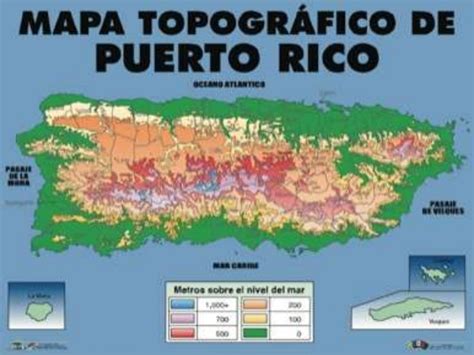 Mapas topográficos: Yauco, Puerto Rico