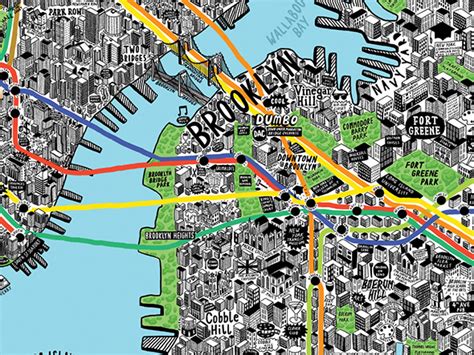 Mapas turísticos hechos a mano de Londres y Nueva York ...