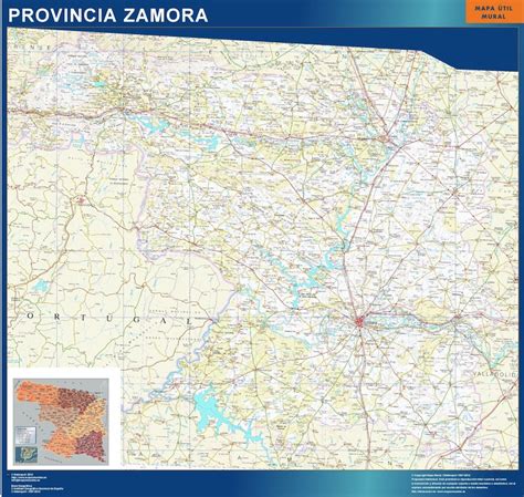 Mapas Zamora | Mapas Murales España y el Mundo