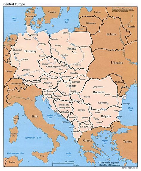 Maps of Europe and European countries | Political maps ...