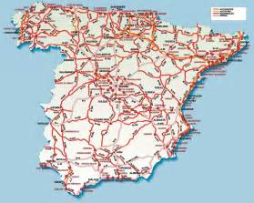 Maps of Spain road map   mapa.owje.com