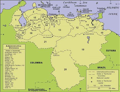 Maps of Venezuela   Venezuelan Flags, Maps, Economy ...