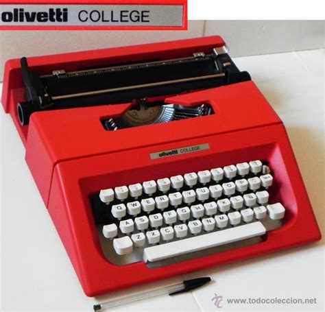 máquina de escribir olivetti college roja   fun   Comprar ...