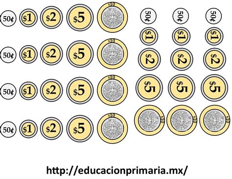 Maravillosos billetes y monedas para aprender | Material ...