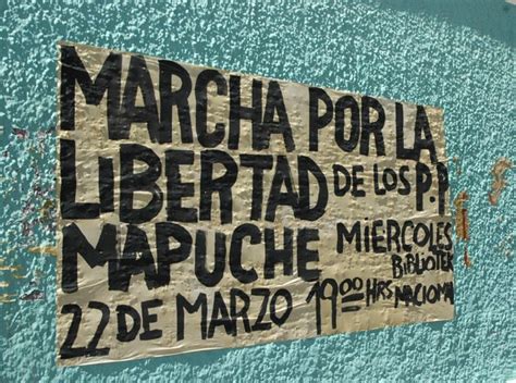 Marcha por los Presos Mapuches en Huelga de Hambre ...