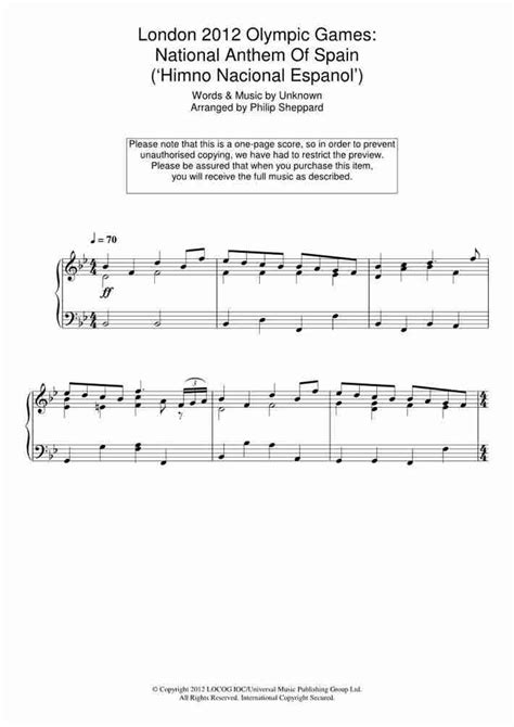 Marcha Real Piano Sheet Music | OnlinePianist