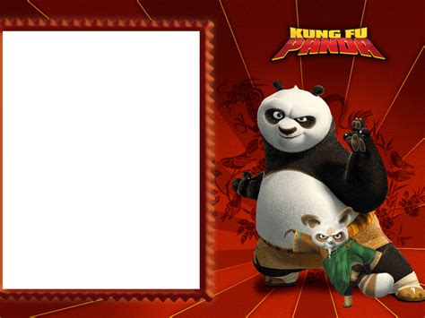 Marco de Foto Kung Fu Panda 2 | Descargar Marcos para fotos