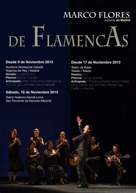 Marco Flores presenta De Flamencas en San Fernando de ...