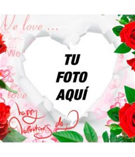 Marco romántico con rosas y un corazón para insertar tus ...